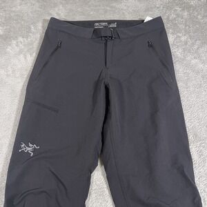 Arc'teryx Gamma LT Pants Womens 0 Black Softshell Hiking Outdoor Lightweight